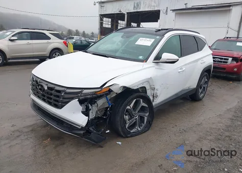 2022 Hyundai Tucson Hybrid Limited z USA, uszkodzony, nr VIN KM8JECA15NU033425